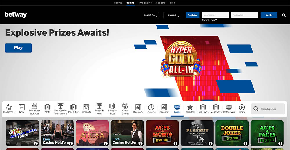 Betway Casino review Canada