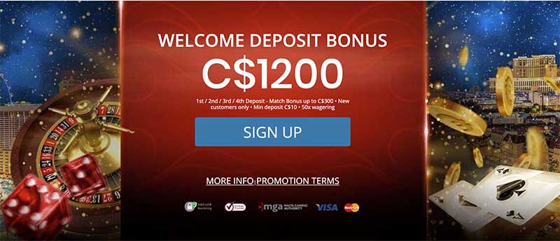 Royal Vegas sign up bonus offer