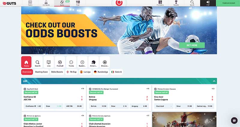 Guts sports betting review