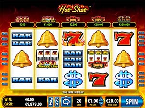 Hot Shot slot by Bally 