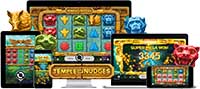 Temple of Nudges online slot game by NetEnt