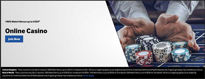 Betway Casino bonus 