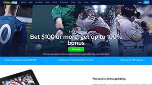 William hill betting site accepts bets from Canada