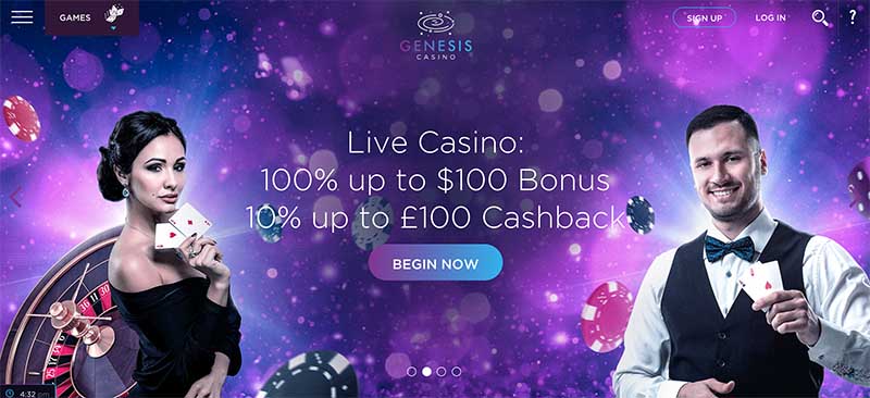 Genesis casino review and history