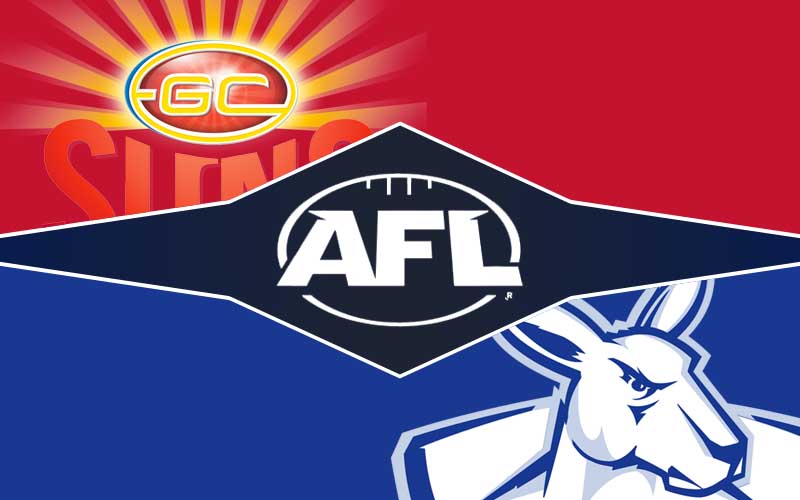 Gold Coast v North Melbourne betting tips, prediction & odds update; AFL rd 14 preview