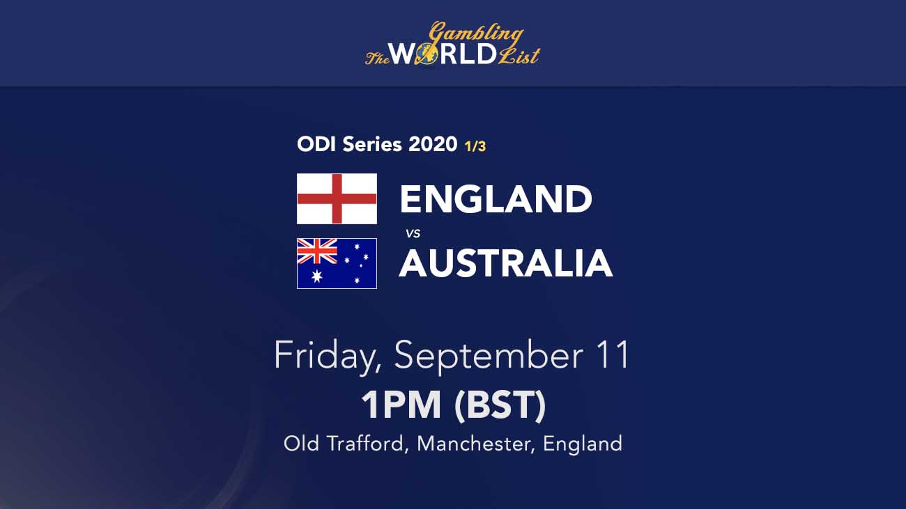 England v Australia betting tips, prediction; 1st ODI September 11 2020