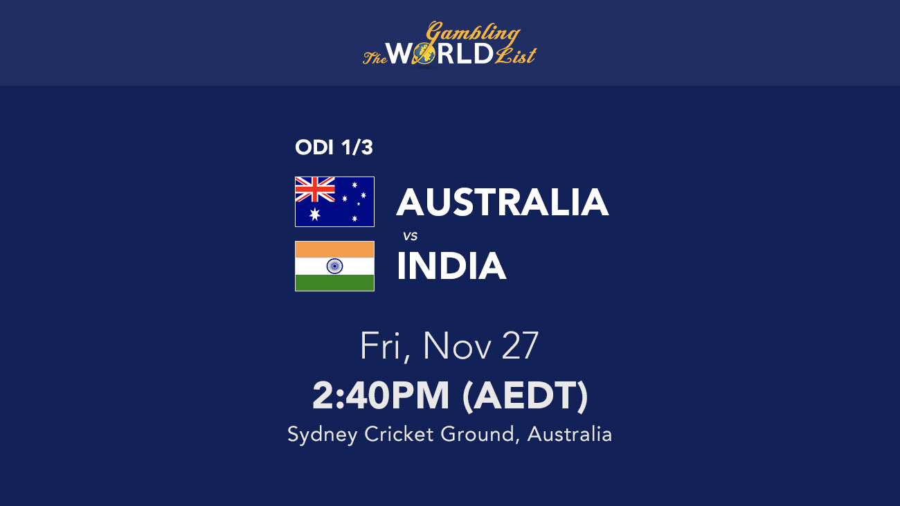 Australia v India ODI, SCG