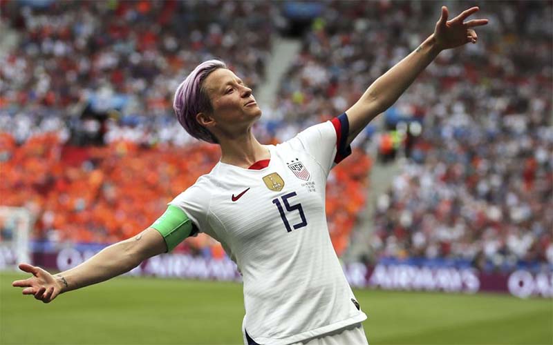 Megan Rapinoe starred at the 2019 Women's World Cup