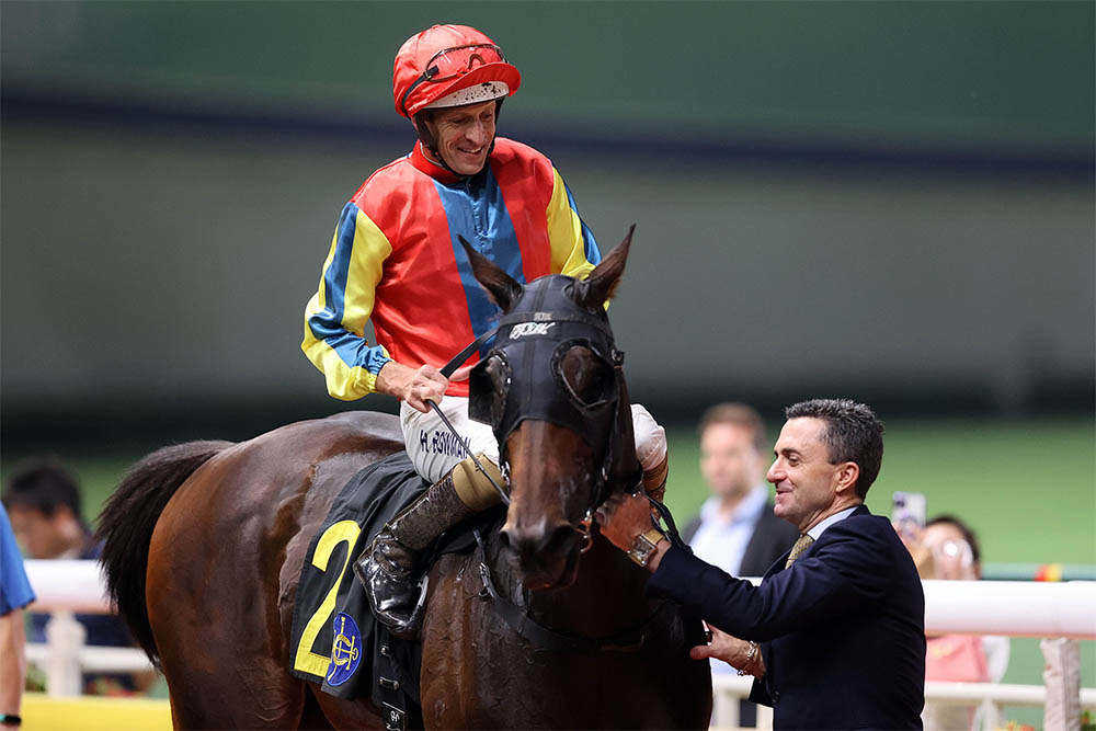 Hugh Bowman and Douglas Whyte had a day out at Happy Valley