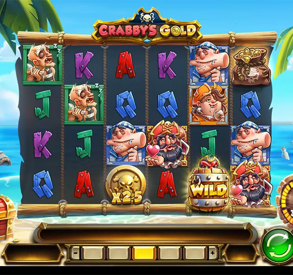 Crabby's Gold is one of three new slot released in July 2025 by Play 'n Go