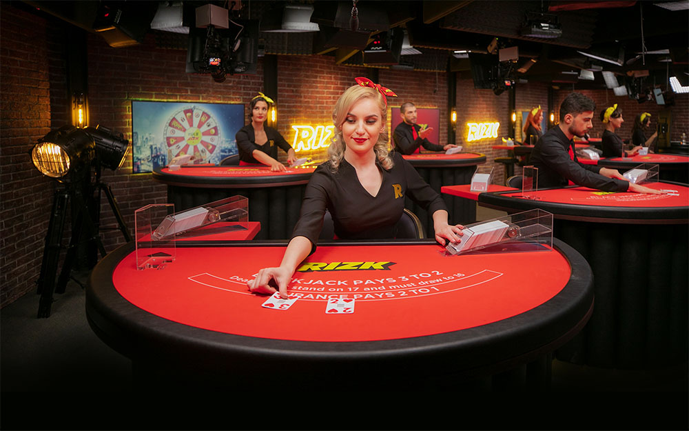 Live dealer blackjack