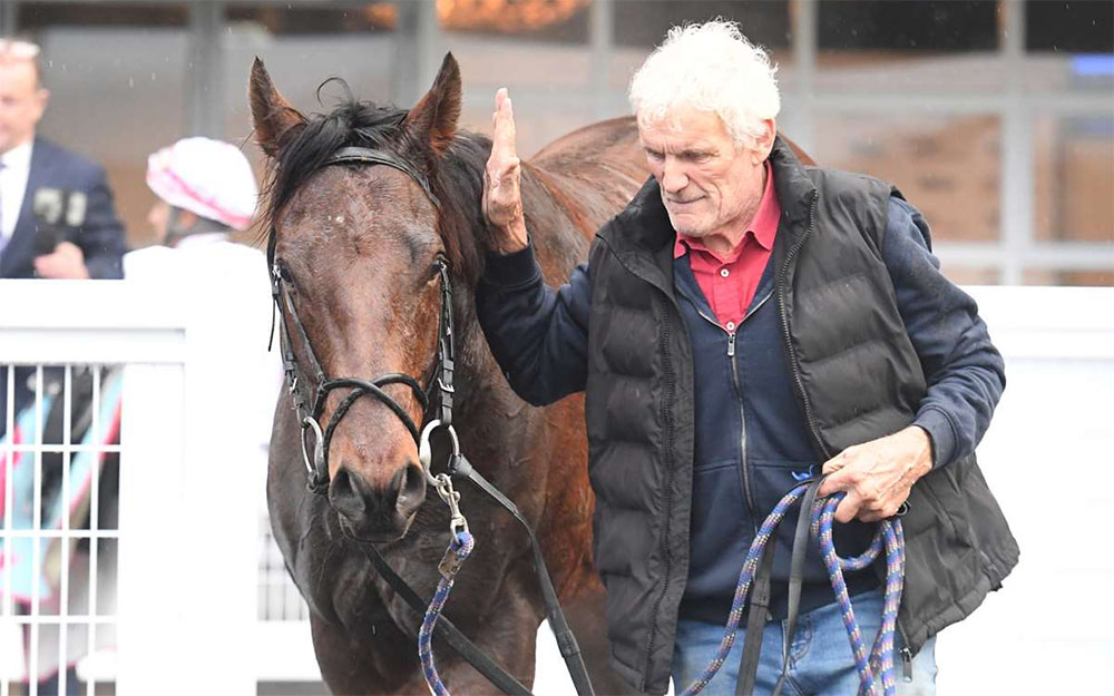 Peter Fitzgerald and Revo after winning