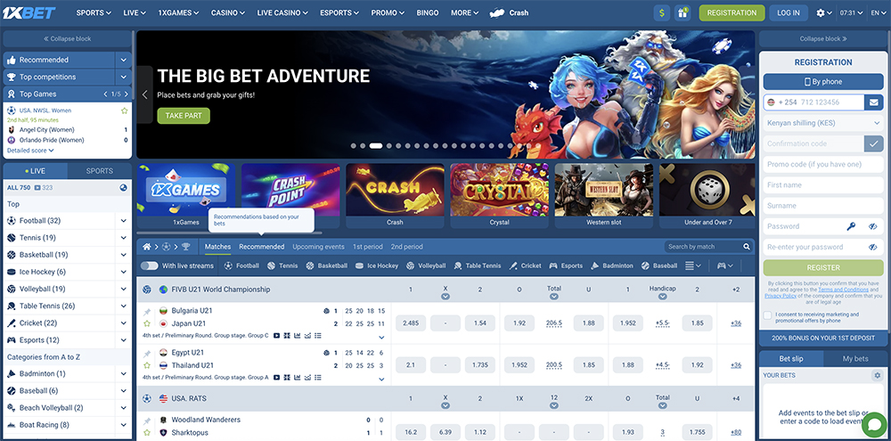 1xbet kenya is a very popular gambling site