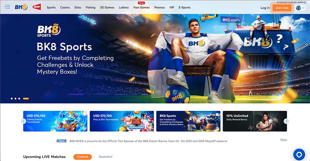 BK8 is a leading gambling operator in Singapore