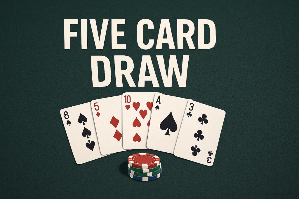 Five Card Draw is a variant of poker