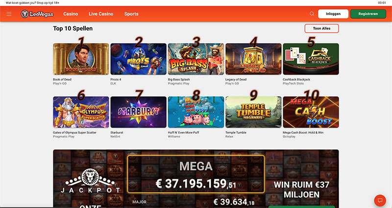 Leo Vegas in the Netherlands