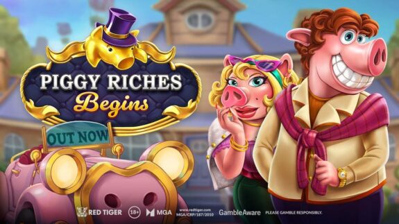 Piggy Riches Begins released by Red Tiger Gaming
