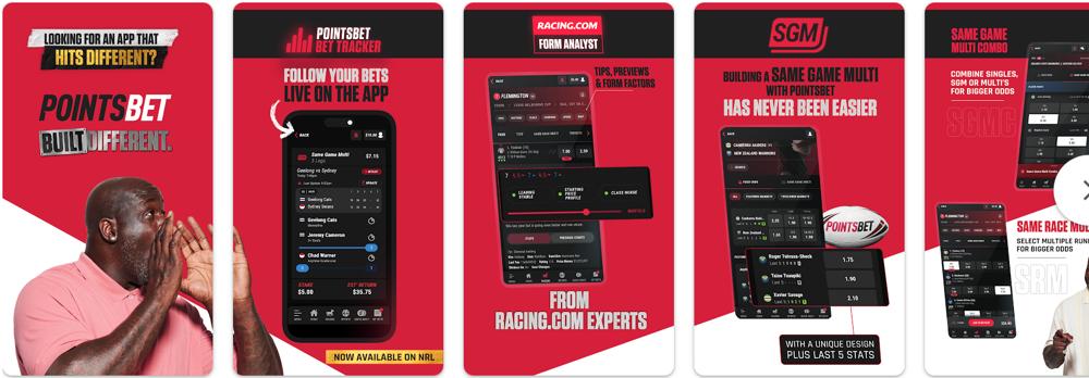 Pointsbet app in Australia