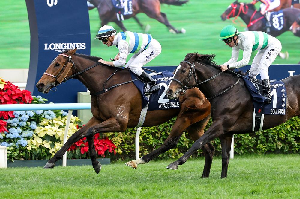 Voyage Bubble wins Hong Kong Mile 2025