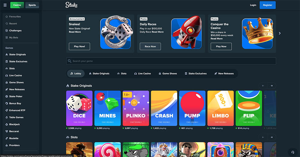 Stake casino is available in Malta