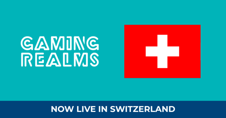 Gaming Realms real money games now available in Switzerland