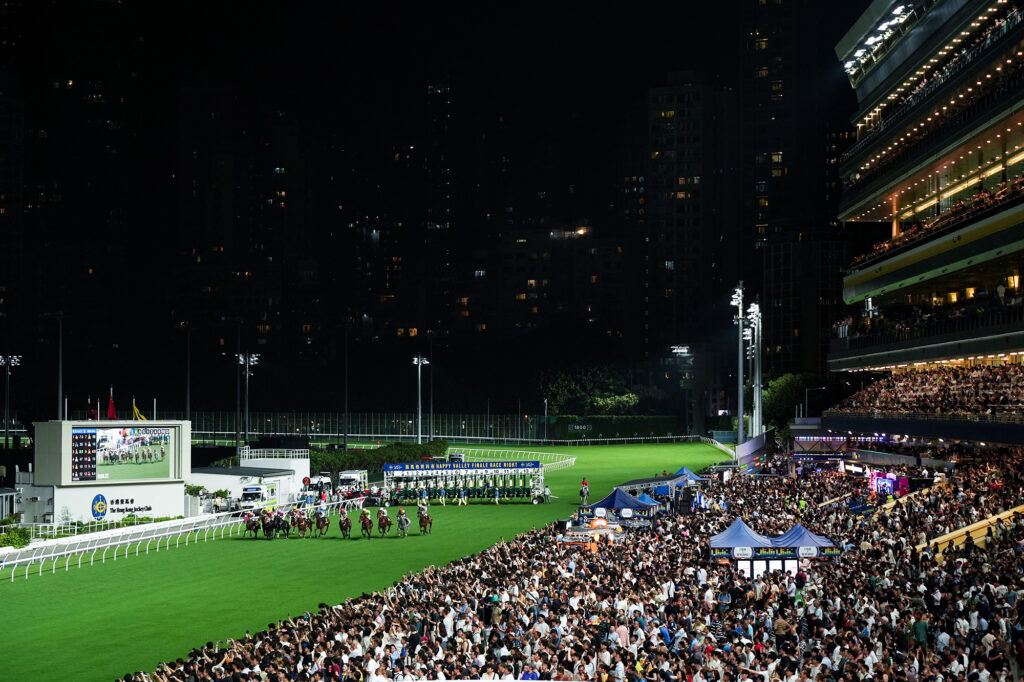 Hong Kong racing is often held in front of massive crowds