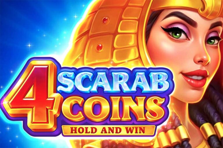 4 Scarab Coins - Hold and Win released by Playson