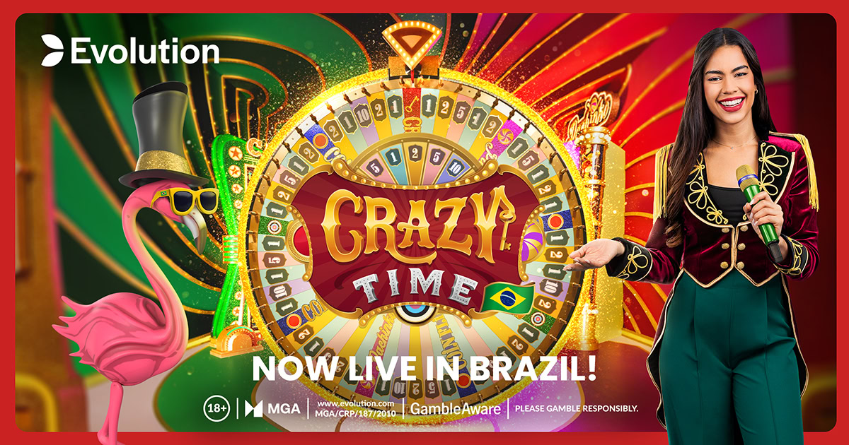 Crazy Time Brasil is now available at BR online casinos