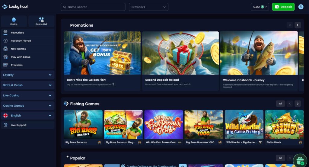 LuckyHaul.io casino review 