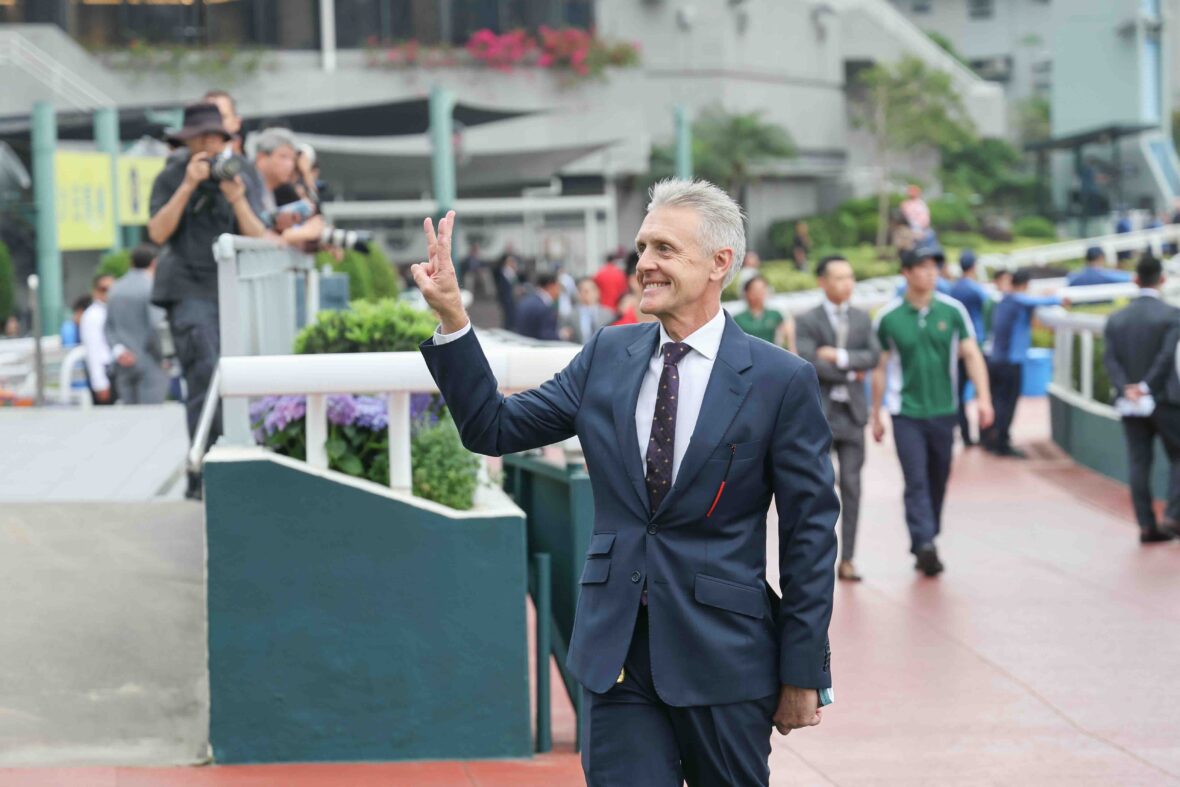 Mark Newnham celebrates treble of wins at Sha Tin - March 29