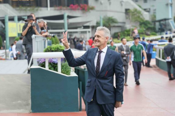 Mark Newnham celebrates treble of wins at Sha Tin - March 29