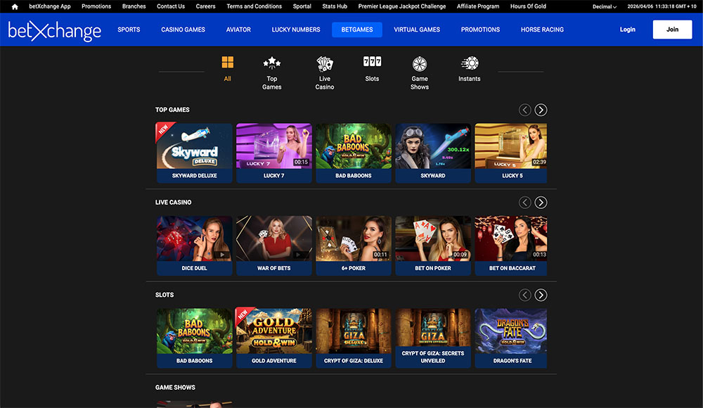 BetGames are popular at South African gambling sites