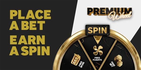 Betway.co.za giving away cash, prizes via Premium Wheel promo