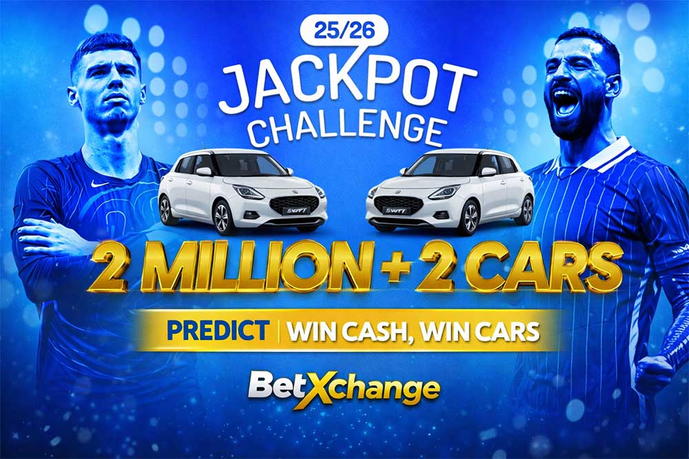BetXchange Jackpot Challenge promotion giving two cars to South Africans