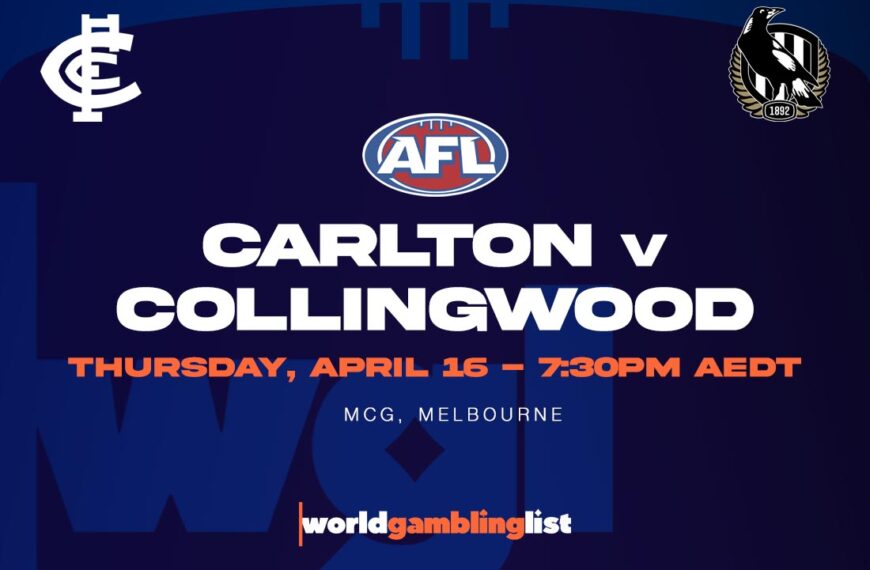 Carlton Blues v Collingwood Magpies betting tips for Thursday night.