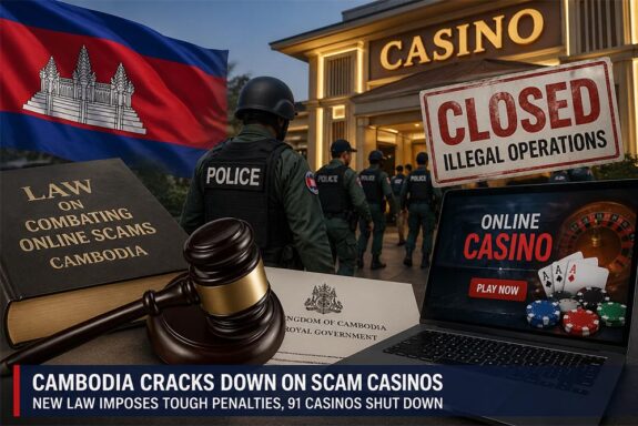 Cambodian authorities clamp down on illegal gambling