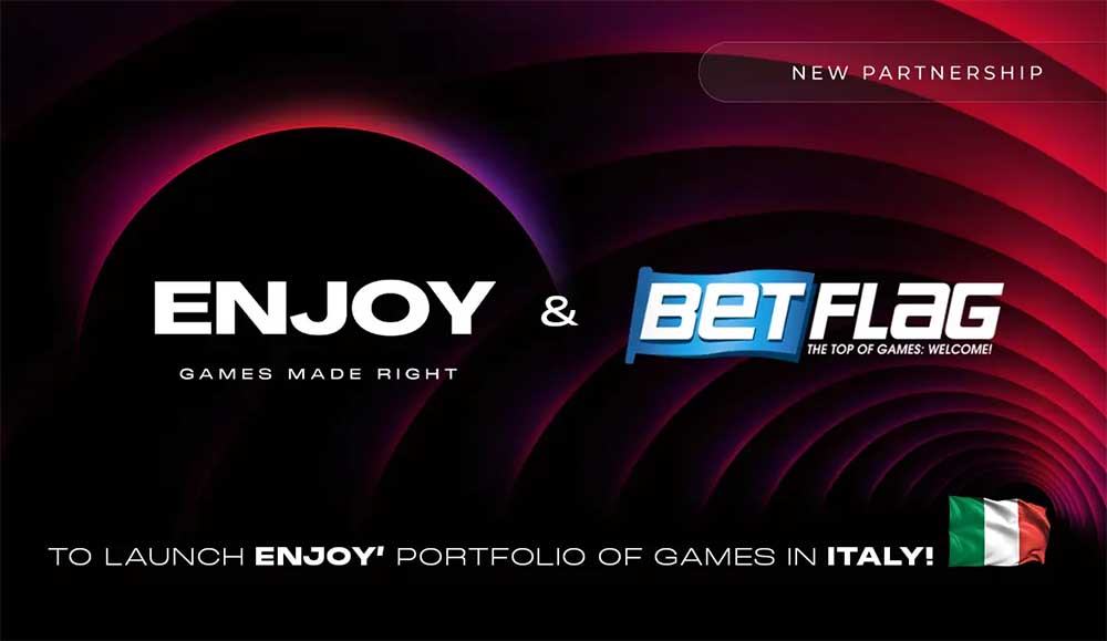 Enjoy Gaming strike deal with BetFlag in Italy