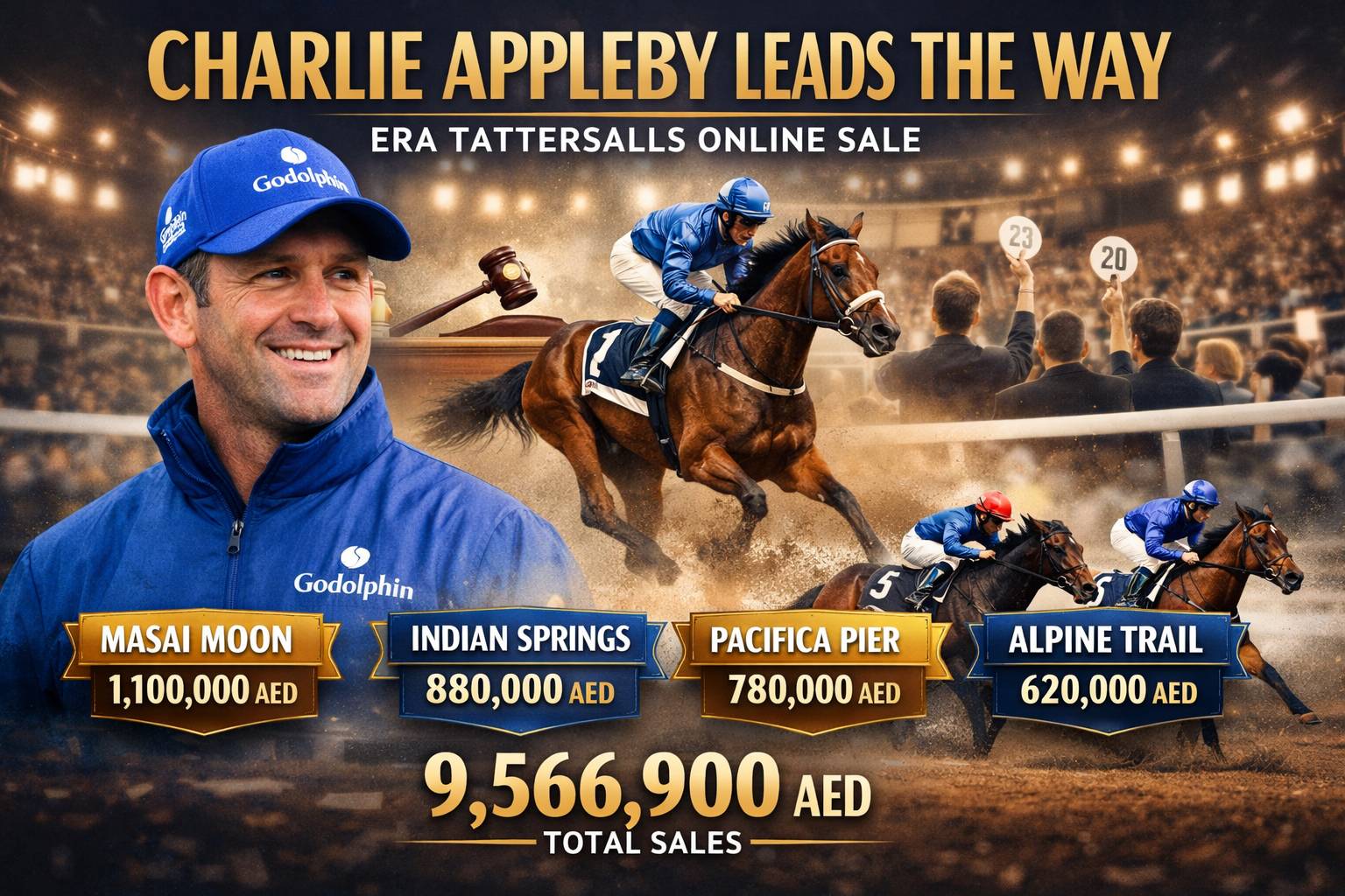 Godolphin has spent up at the ERA x Tattersalls onlinesales