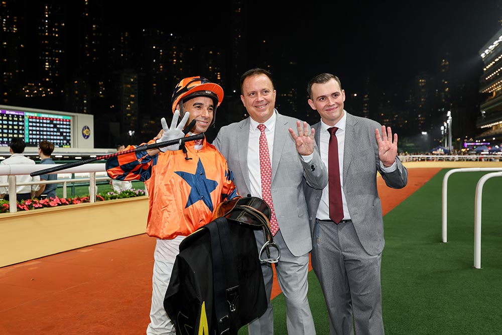 Caspar Fownes and Joao Moreira combine for four timer
