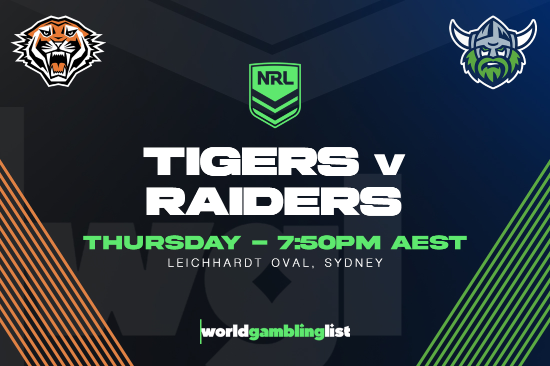West Tigers vs Canberra Raiders Betting Guide | April 23 2026