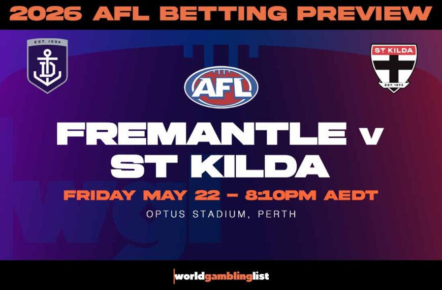 Fremantle v St Kilda betting tips for AFL round 11, 2026