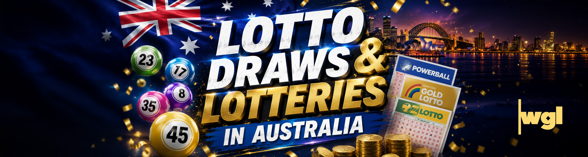 Lotto draws and lotteries in Australia