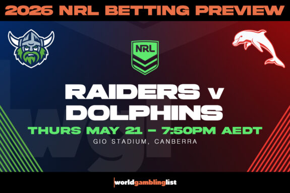 Raiders Dolphins NRL Betting Preview