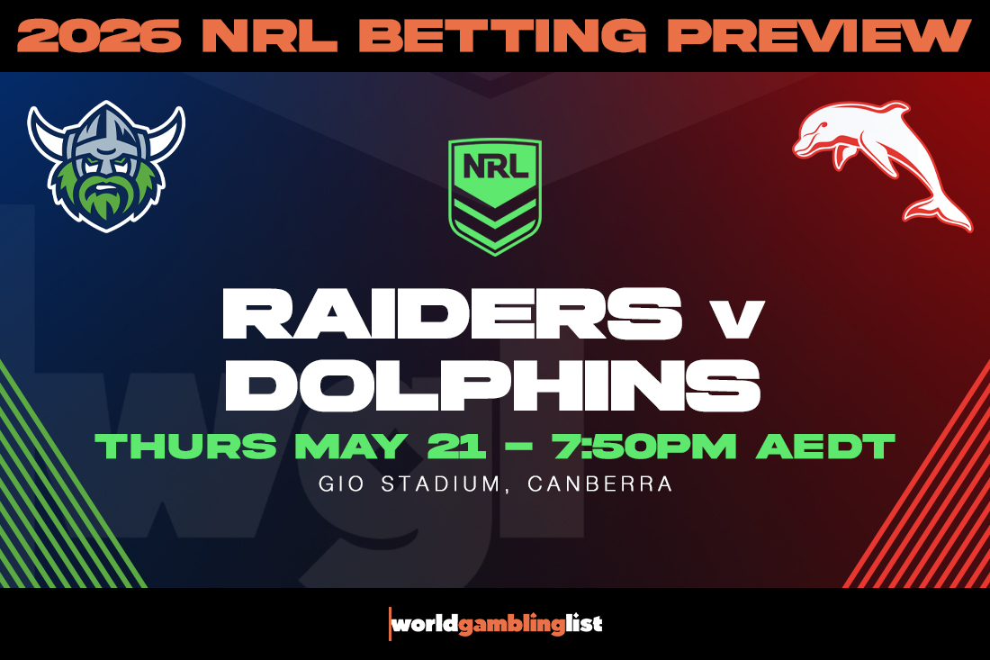Raiders Dolphins NRL Betting Preview
