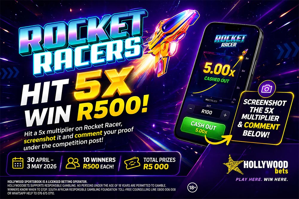 HollywoodBets Rocket Racers promotion