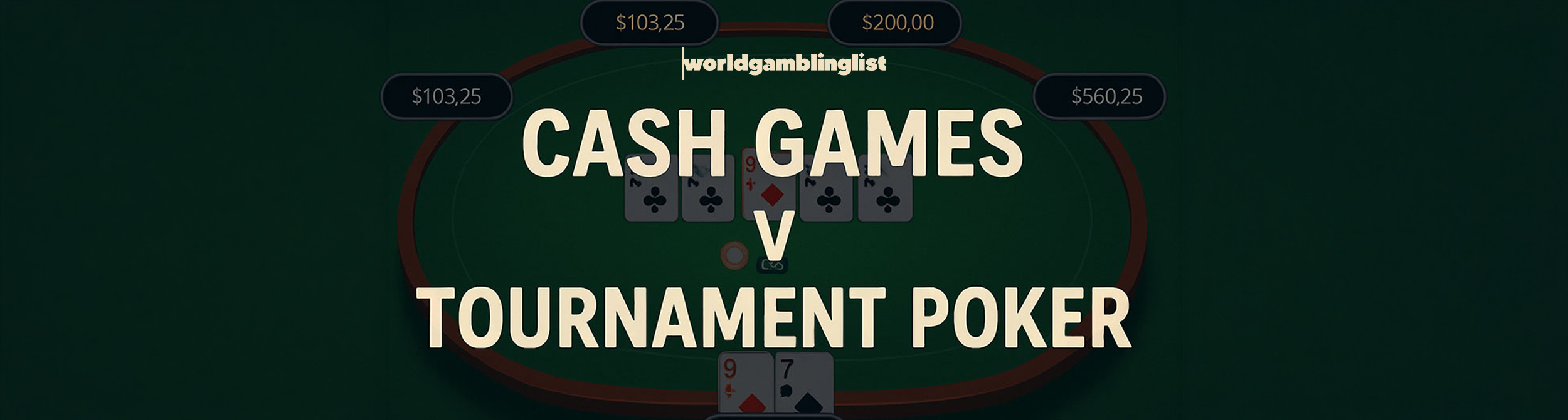 Tournament vs Cash game poker