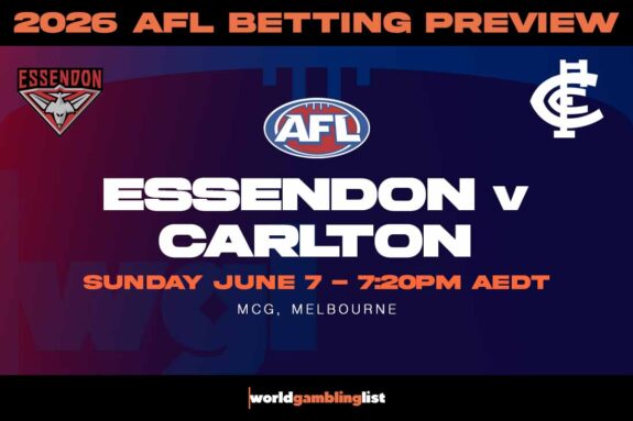 Essendon v Carlton betting tips for AFL round 13 2026