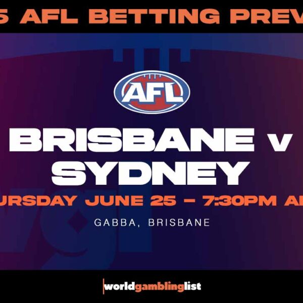 Brisbane v Sydney betting tips for AFL round 16, 2026