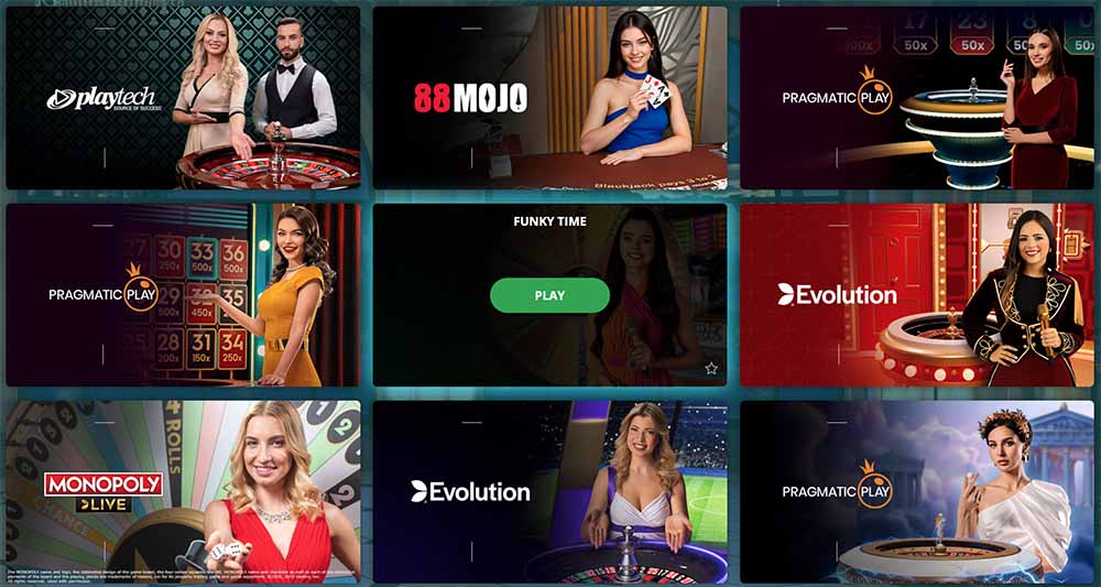 Live dealer casino games can be accessed in Chile