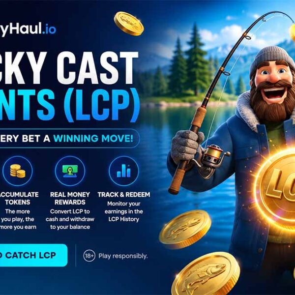 Lucky Cast Points rewards program live at LuckyHaul.io